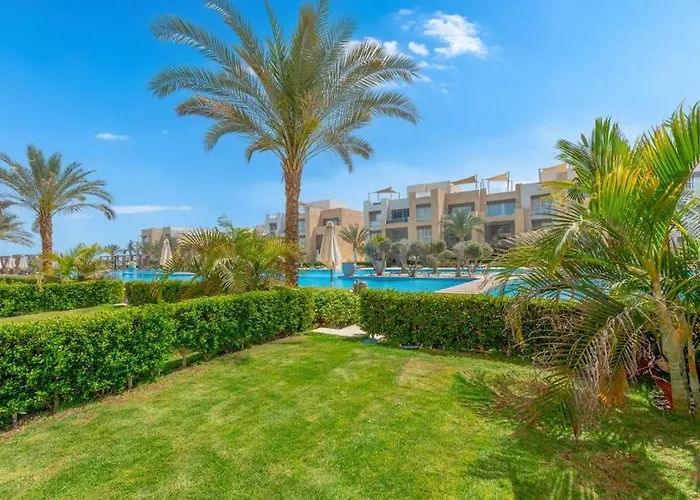Apartman Stylish Gouna Escape 2br Mangroovy Pool Access *